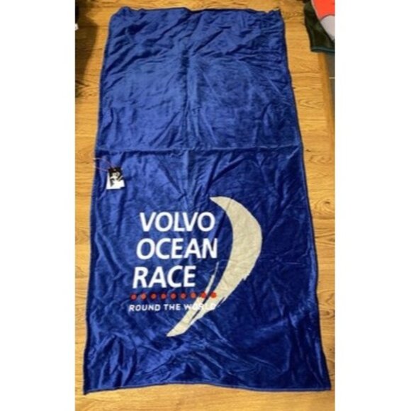 NWT Volvo Ocean Race Round The World Blue Beach Towel 70x140cm - Picture 1 of 4